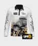 Mad Keen Mens Barra Fishing Shirt - Black/White/Yellow