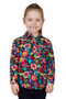 ON SALE Hard Slog Kids ELDA H/PLKT L/S Shirt - Multi