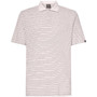 ON SALE Oakley Men's Debris Stripe Polo Shirt - White