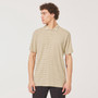 Oakley Men's Debris Stripe Polo Shirt - Silver Sage