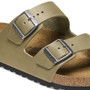 ON SALE Birkenstock Arizona Smooth Leather Regular - Faded Khaki