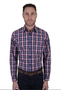 Thomas Cook Mens Colby L/S Western Shirt Navy/Red