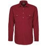 Pilbara Mens Closed Front L/S Workshirt - Ochre
