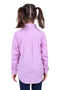 Hard Slog Kids Ayla 1/2 Plkt L/S Shirt Lavender