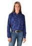 Wrangler Women's Madden L/S Shirt Navy/Multi