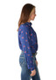 Wrangler Women's Madden L/S Shirt Navy/Multi