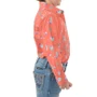 ON SALE Pure Western Girls Priscilla L/S Shirt - Faded Rose/Multi