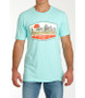 ON SALE Cinch Men's Blue Western Graphic Tee - Turquoise