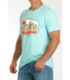 ON SALE Cinch Men's Blue Western Graphic Tee - Turquoise