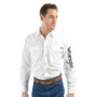 Wrangler Men's Logo L/S Rodeo Drill Shirt