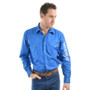 Wrangler Men's Logo L/S Rodeo Drill Shirt