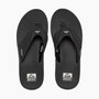 Reef Men's Fanning Sandals - Black/ Silver