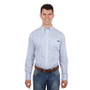 Wrangler Men's Nick L/S Shirt Royal/Orange