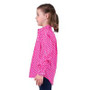 Hard Slog Kid's Kelly 1/2 Pkt LS - Pink