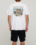ON SALE Salty Crew Men's Striker Standard S/S Tee - White