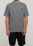 Salty Crew Men's Fly By Standard SS Tee - Charcoal
