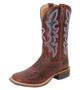 Twisted X Women's Boots 11 Inch Tech X2 Chocolate Truffle/Pink/Blue