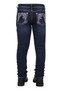 Pure Western  Girls Anjelica Slim Leg Jean - Indigo