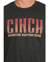 Cinch Men's Logo Graphic SS Tee - Charcoal