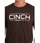 Cinch Men's Logo Graphic SS Tee - Brown