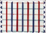 Pilbara Men's S/S Shirt, Double Pockets Red/Navy/White