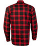 ON SALE Pilbara Collection Men's Flannelette Shirt Open Front - Red/Black