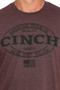 Cinch Men's  Tee MTT1690677 - Maroon