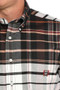 Cinch Men's "Checked" Shirt - White/Grey/Beige