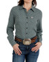 Cinch Women's LS Shirt MSW9164240 - Green