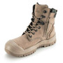 Mongrel Boots Stone High Leg ZipSider Boot w/ Scuff Cap*