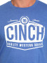 Cinch Men's Graphic Logo Tee - Royal Blue