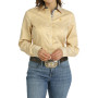 Cinch Men's "LS Western Shirt" - Gold (MSW9165052)