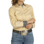 Cinch Men's "LS Western Shirt" - Gold (MSW9165052)