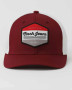 Cinch Men's Jeans Logo Flexifit Cap - Burgundy