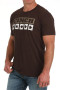 Cinch Men's "5 Star" Tee - Brown
