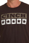 Cinch Men's "5 Star" Tee - Brown