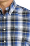 Cinch Men's "Royal Blue Checked" L/S Shirt - (MTW1105762)