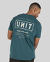 Unit Men's Topic Tee- DK Teal