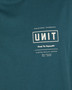 Unit Men's Topic Tee- DK Teal