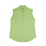 Just Country Kerry Sleeveless Work Shirt Lime Green