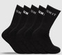 Unit Men's "Respond Bamboo 5 Pack" Socks - Black