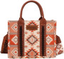 Wrangler Women's Macy Aztec Crossbody Bag - Tan