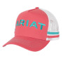 Ariat Patriot Trucker Cap - Raspberry