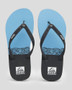 Reef Men's"Seaside Prints" Thongs - Black/Bluewater