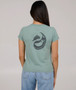ON SALE Salty Crew Women's Fishing Yang Modern Tee - Sage