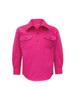 Thomas Cook Kids Heavy Drill Workshirt - Hot Pink