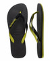 Havaianas Men's Top Tred Rubber Mix Thong - Black/ Green