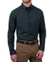 ON SALE Thomas Cook Men's Tim Tailored LS Shirt - Navy/ Green