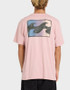 ON SALE Billabong Men's Crayon Wave Premium Tee - Vintage Pink