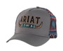 Ariat  Long Horn Trucker Cap - Grey